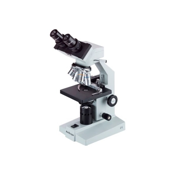 AmScope B100B-MS 40X-2000X Binocular Biological Microscope with Mechanical Stage